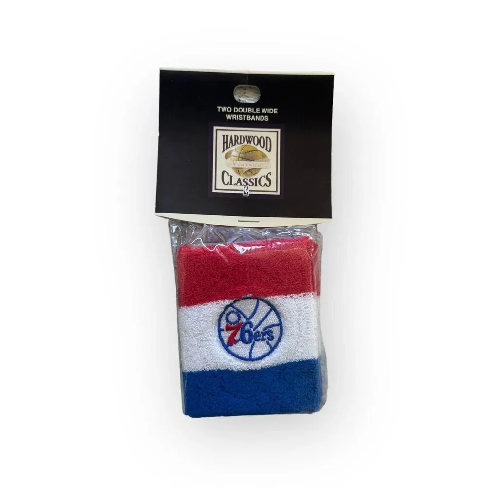 Philadelphia 76ers NBA Hardwood Classic Basketball Wristbands 3 Pack !!!